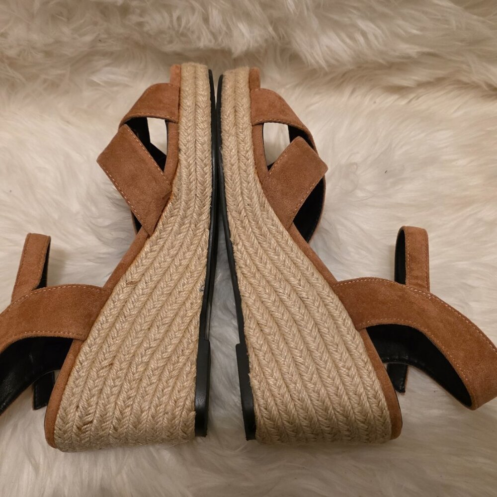 andres machado shoes wedge sandal ante corral size 11 - Picture 5 of 8
